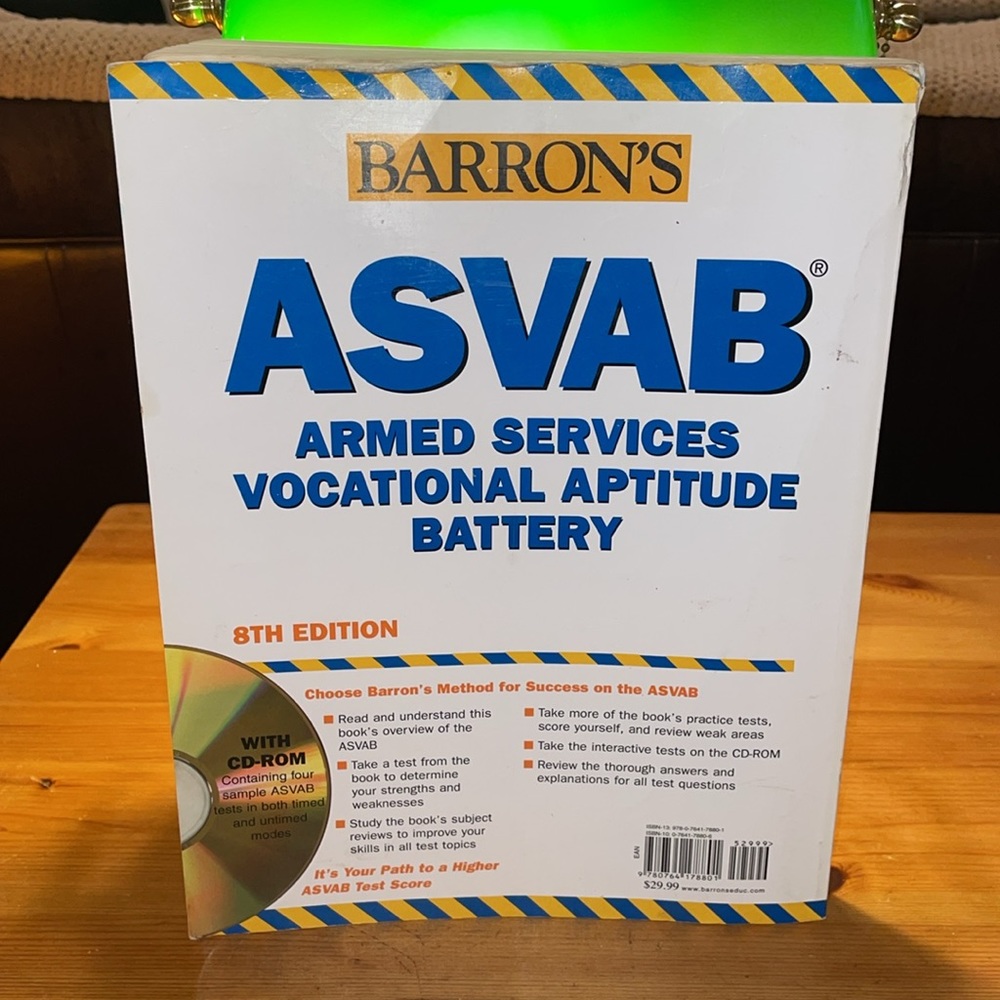 Barron’s ASVAB Study Guide - Picture 2 of 2